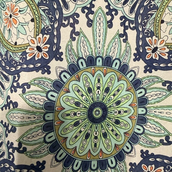 Maeve anthropology boho silk medium blouse -EUC - Picture 3 of 7